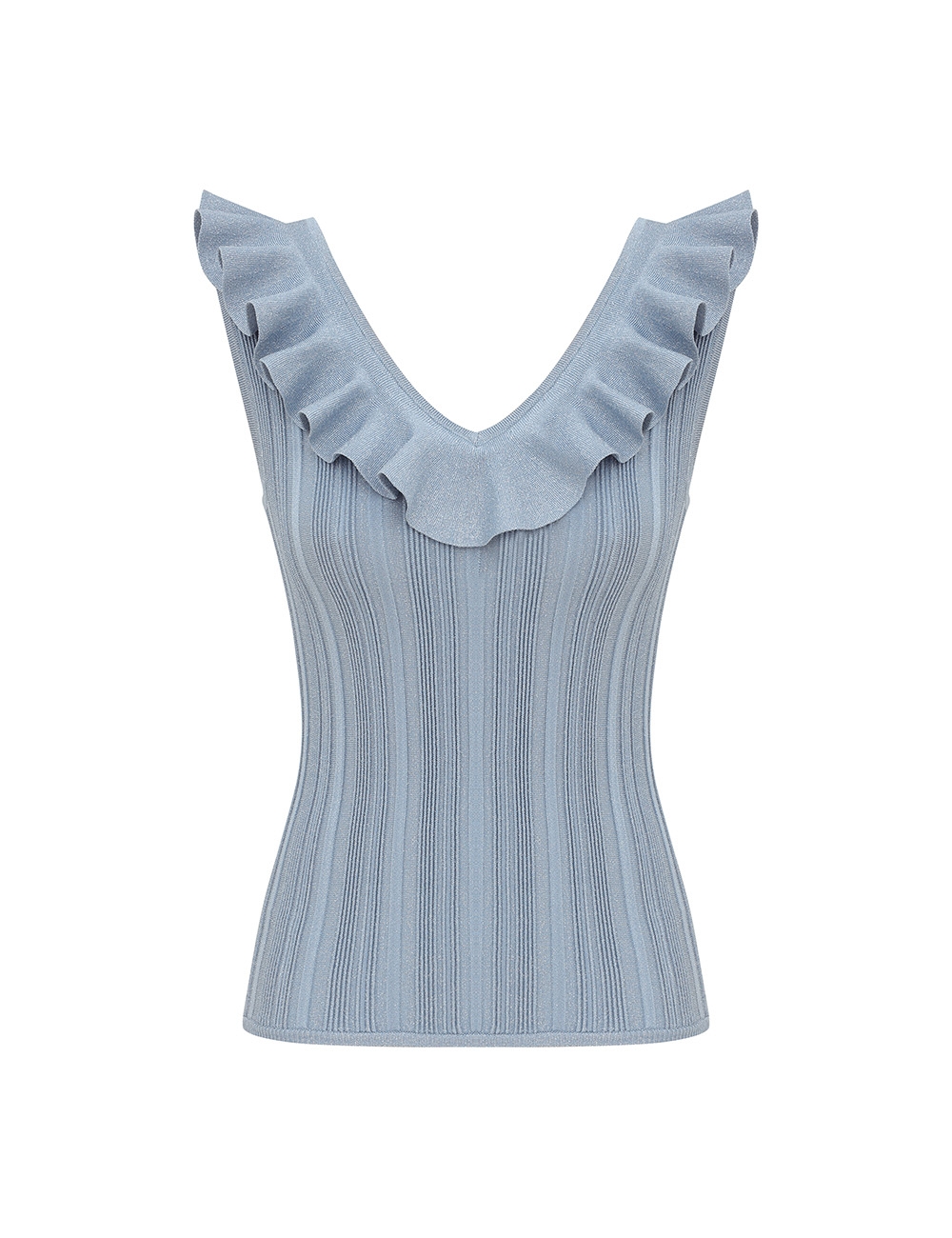 Zimmermann Aster Metallic Frill Top