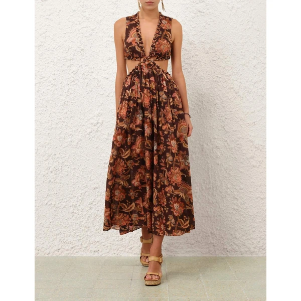 Elevate your elegance in this Zimmermann Dresses available now at Luxury Shoes 