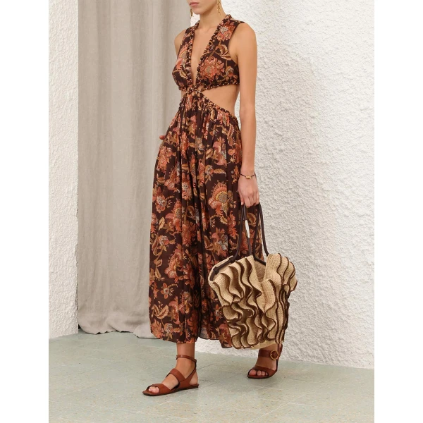 Elevate your elegance in this Zimmermann Dresses available now at Luxury Shoes 