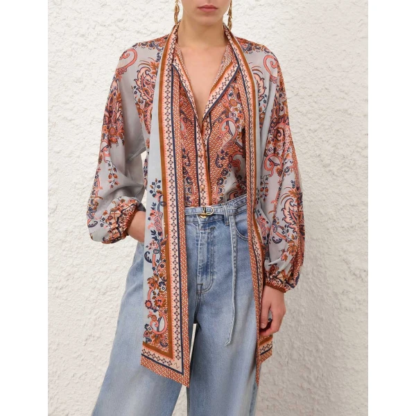 Elevate your elegance in this Zimmermann Tops available now at Luxury Shoes 