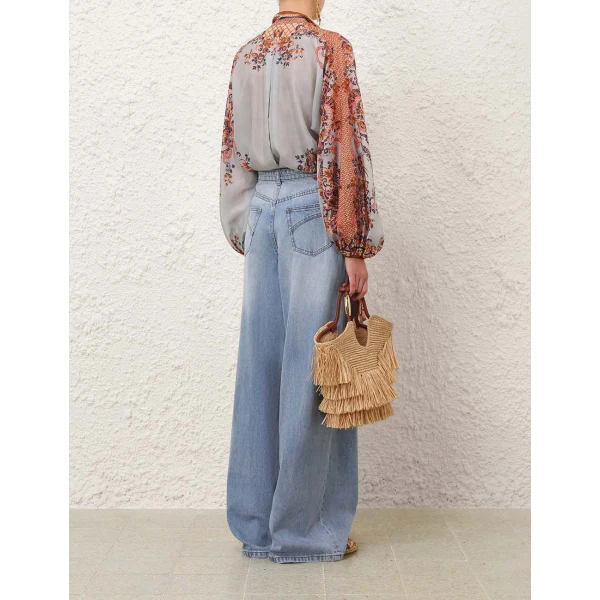 Elevate your elegance in this Zimmermann Tops available now at Luxury Shoes 