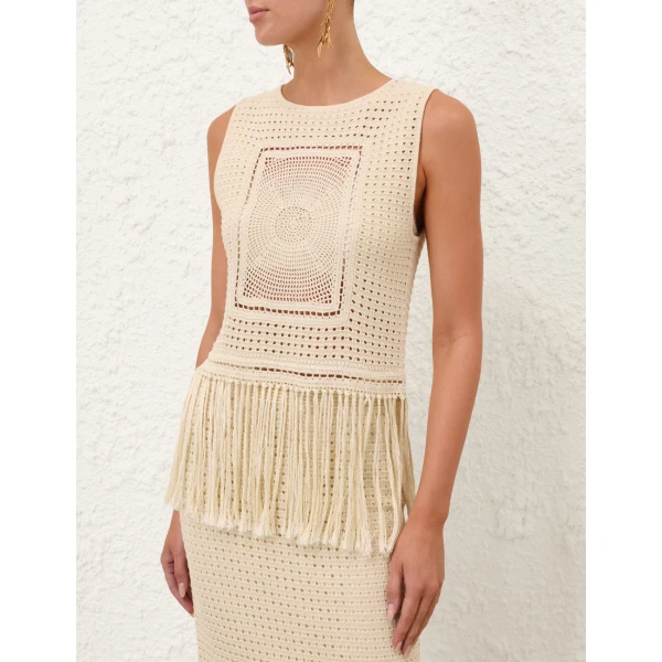 Elevate your elegance in this Zimmermann Tops available now at Luxury Shoes 