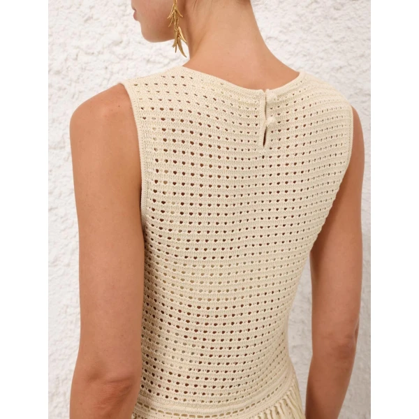 Elevate your elegance in this Zimmermann Tops available now at Luxury Shoes 