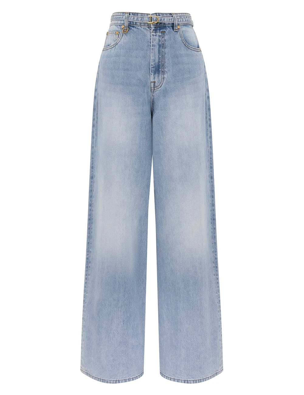 Zimmermann Indra Denim Relaxed Flare Jean | Ready to Wear Collection Luxury Shoes Elevate your elegance in this Zimmermann Pants available now at Luxury Shoes