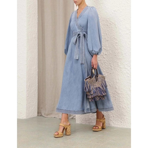 Elevate your elegance in this Zimmermann Dresses available now at Luxury Shoes 