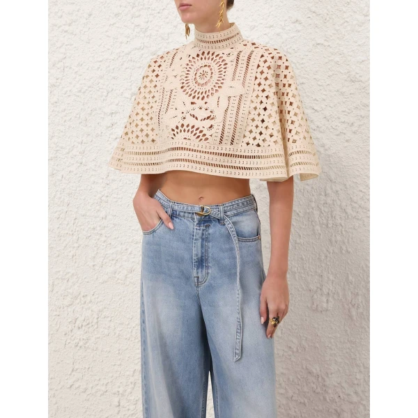 Elevate your elegance in this Zimmermann Tops available now at Luxury Shoes 