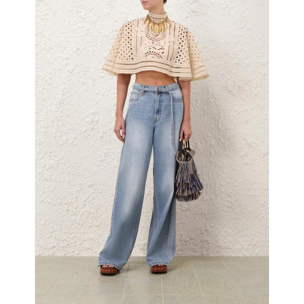 Elevate your elegance in this Zimmermann Tops available now at Luxury Shoes 