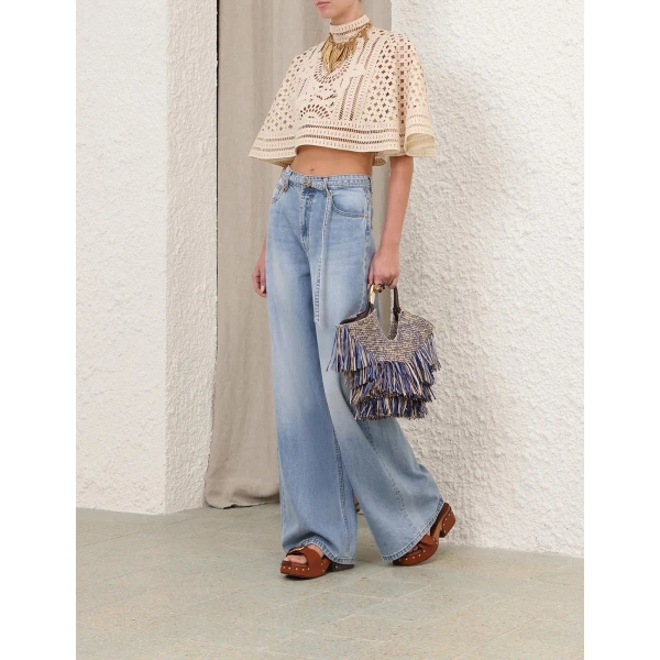 Elevate your elegance in this Zimmermann Tops available now at Luxury Shoes 