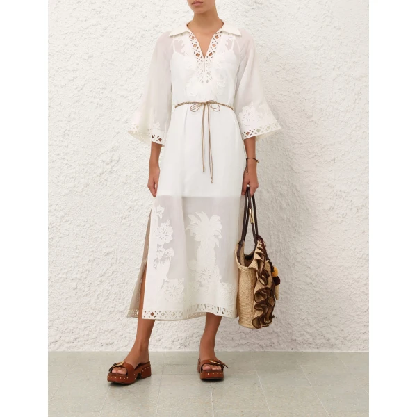 Elevate your elegance in this Zimmermann Dresses available now at Luxury Shoes 