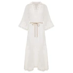 Elevate your elegance in this Zimmermann Dresses available now at Luxury Shoes 