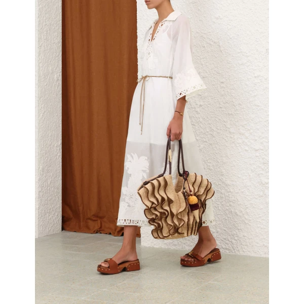 Elevate your elegance in this Zimmermann Dresses available now at Luxury Shoes 