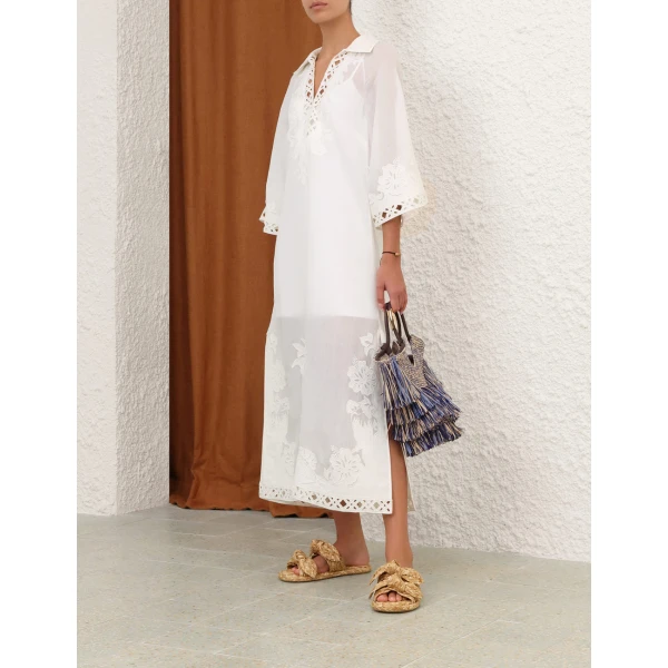 Elevate your elegance in this Zimmermann Dresses available now at Luxury Shoes 