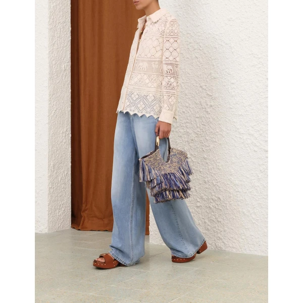 Elevate your elegance in this Zimmermann Tops available now at Luxury Shoes 