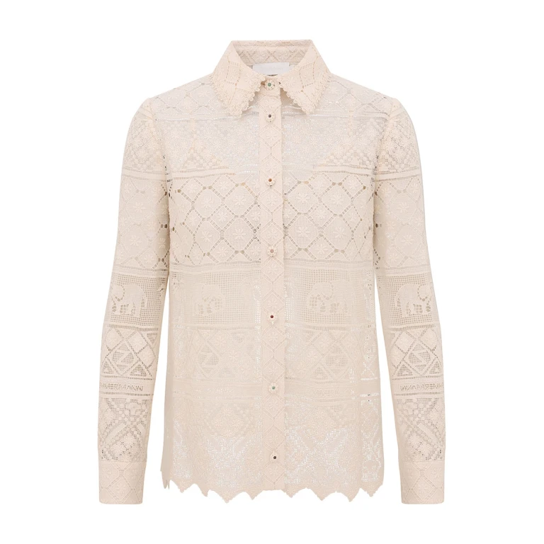 Elevate your elegance in this Zimmermann Tops available now at Luxury Shoes 