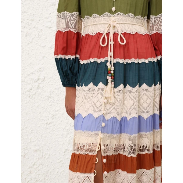 Elevate your elegance in this Zimmermann Dresses available now at Luxury Shoes 