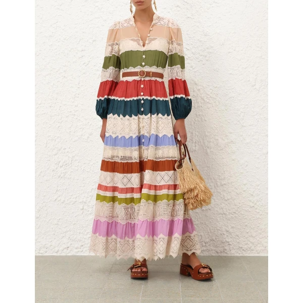 Elevate your elegance in this Zimmermann Dresses available now at Luxury Shoes 