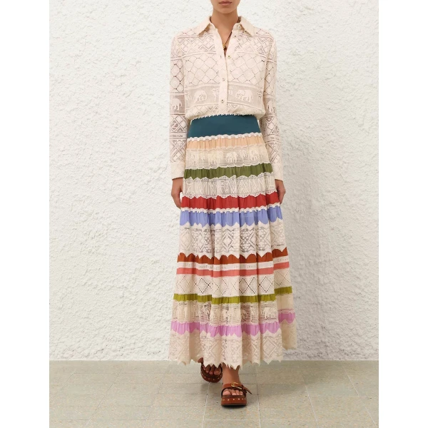 Elevate your elegance in this Zimmermann Skirts available now at Luxury Shoes 