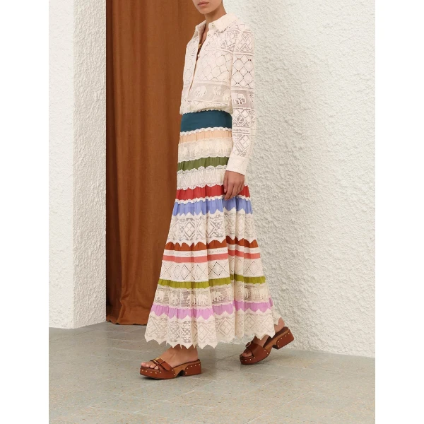 Elevate your elegance in this Zimmermann Skirts available now at Luxury Shoes 