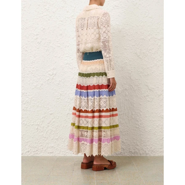 Elevate your elegance in this Zimmermann Skirts available now at Luxury Shoes 