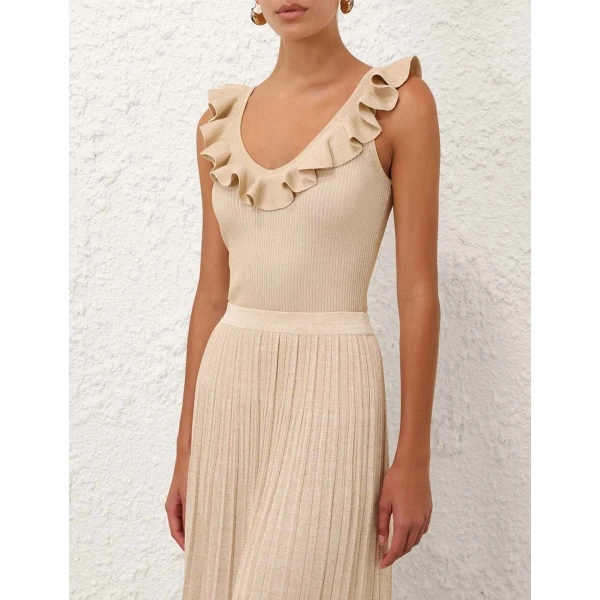 Elevate your elegance in this Zimmermann Tops available now at Luxury Shoes 