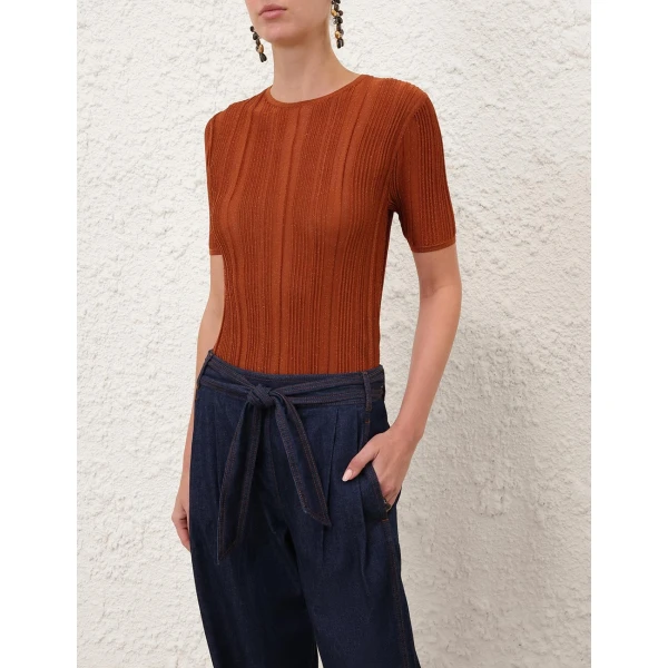 Elevate your elegance in this Zimmermann Tops available now at Luxury Shoes 