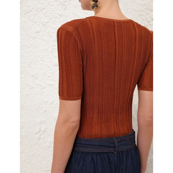 Elevate your elegance in this Zimmermann Tops available now at Luxury Shoes 