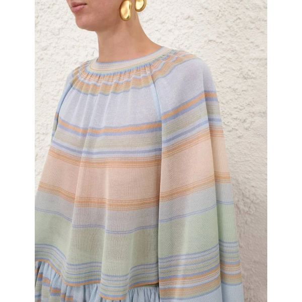 Elevate your elegance in this Zimmermann Tops available now at Luxury Shoes 