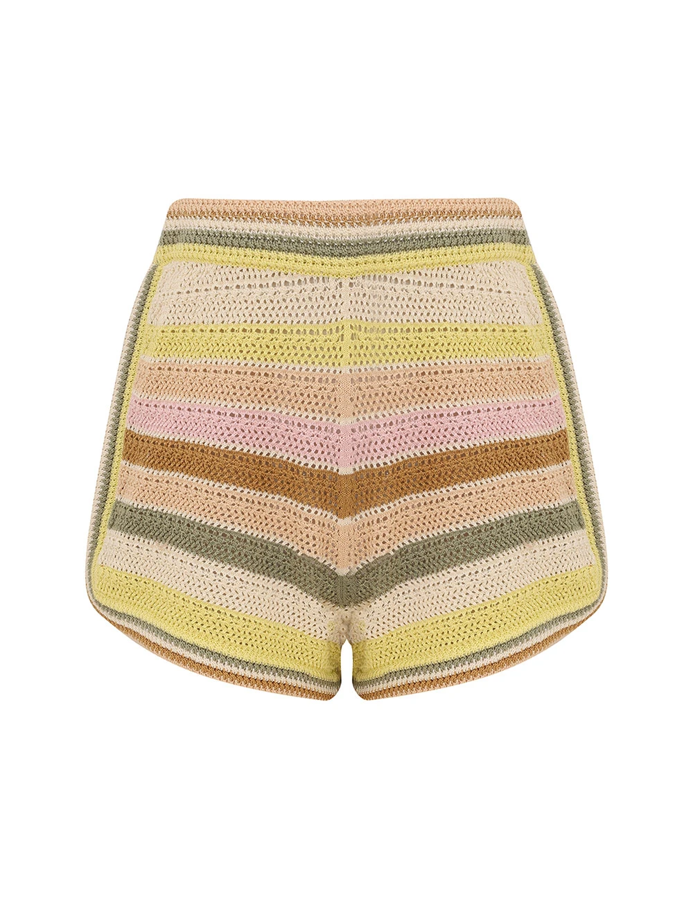 Zimmermann Indra Stripe Crochet Short | Ready to Wear Collection Luxury Shoes Elevate your elegance in this Zimmermann Shorts available now at Luxury Shoes