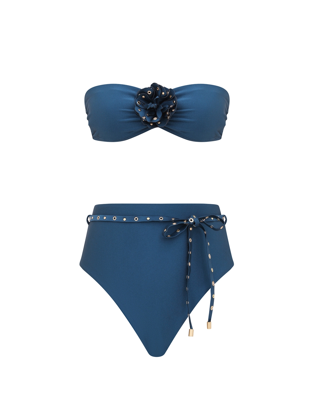 Zimmermann Indra Studded Flower Bikini