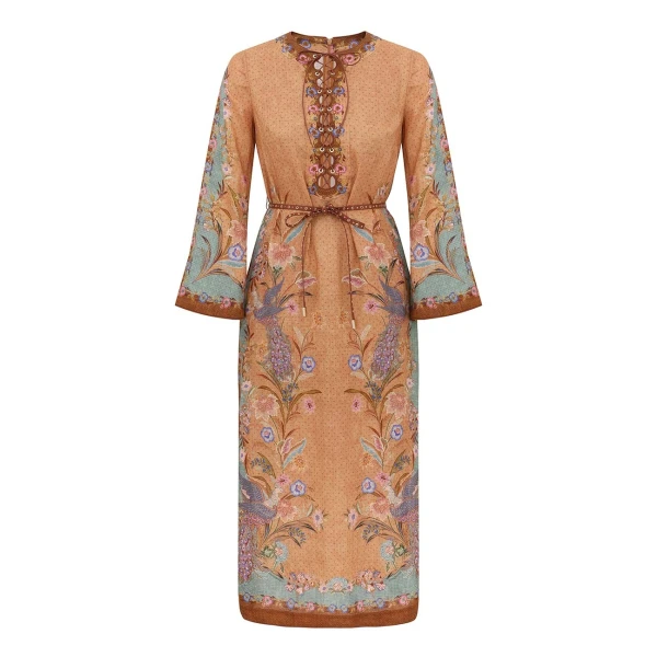 Elevate your elegance in this Zimmermann Dresses available now at Luxury Shoes 