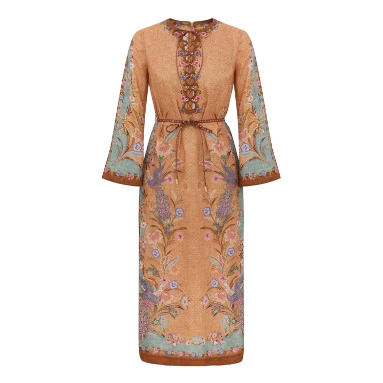 Elevate your elegance in this Zimmermann Dresses available now at Luxury Shoes 