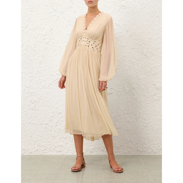 Elevate your elegance in this Zimmermann Dresses available now at Luxury Shoes 