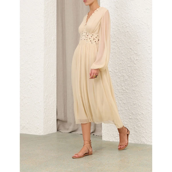 Elevate your elegance in this Zimmermann Dresses available now at Luxury Shoes 