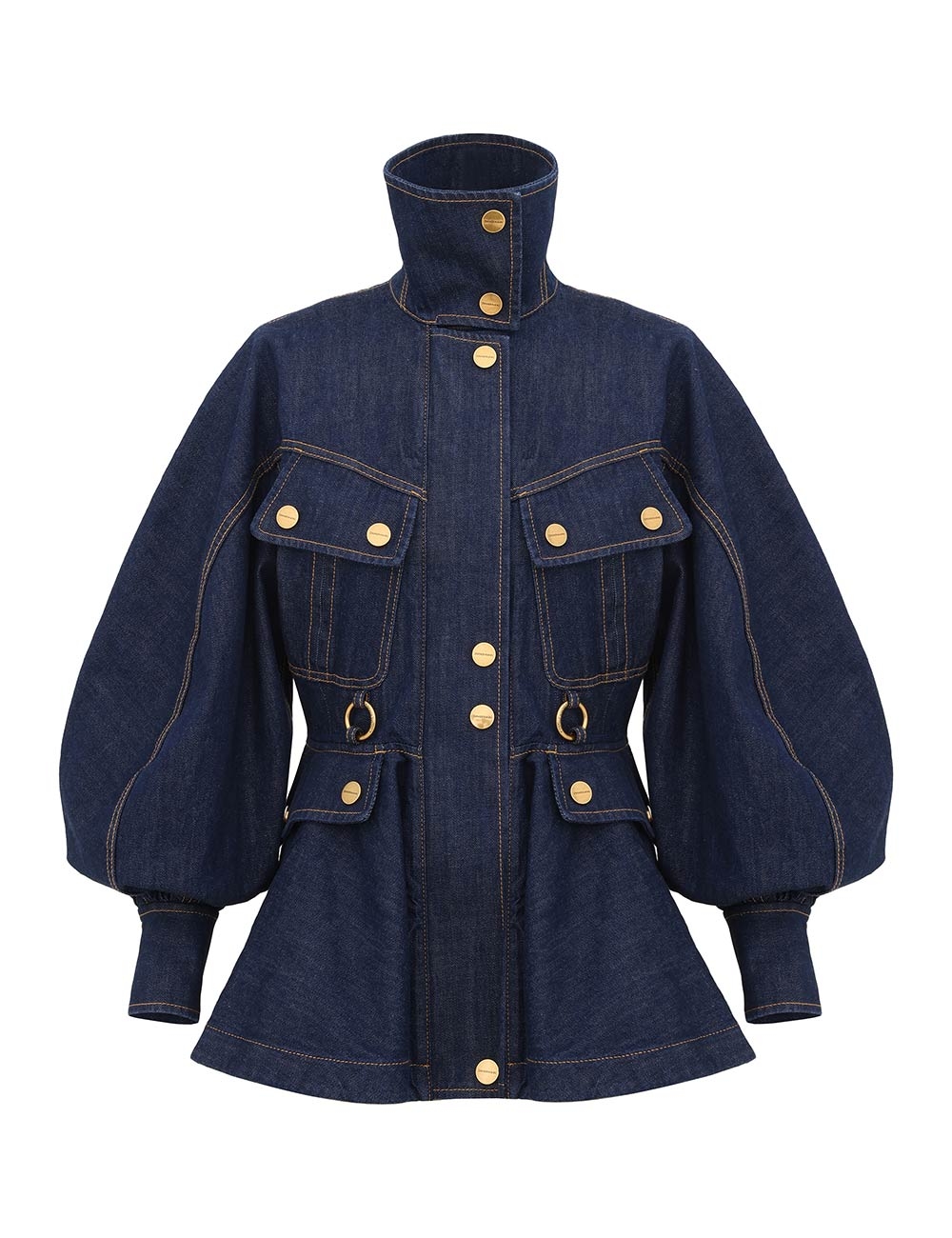 Zimmermann Luna Denim Utility Jacket