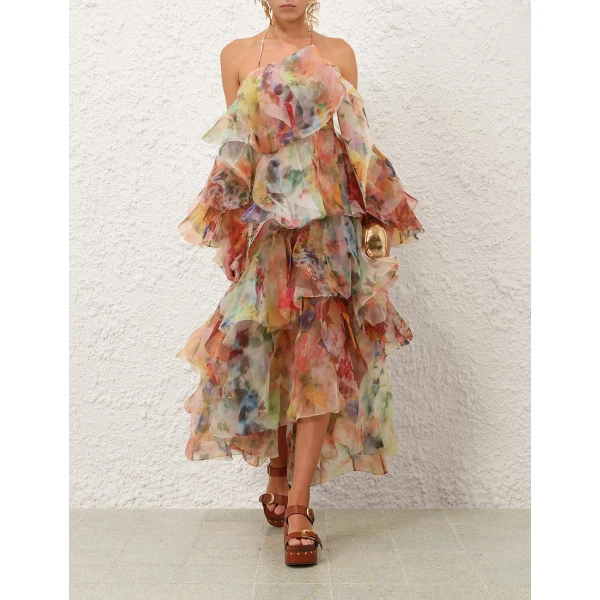 Elevate your elegance in this Zimmermann Dresses available now at Luxury Shoes 