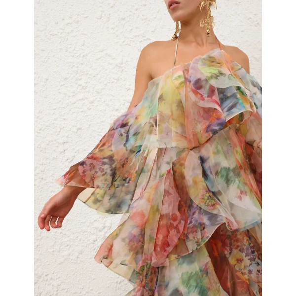 Elevate your elegance in this Zimmermann Dresses available now at Luxury Shoes 