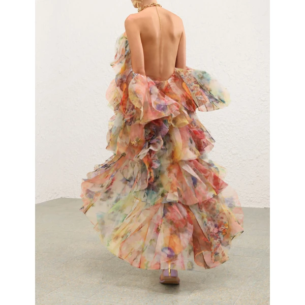 Elevate your elegance in this Zimmermann Dresses available now at Luxury Shoes 