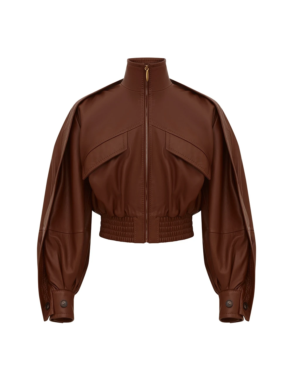 Zimmermann Luna Leather Bomber Jacket | Ready to Wear Collection Luxury Shoes Elevate your elegance in this Zimmermann Jackets available now at Luxury Shoes