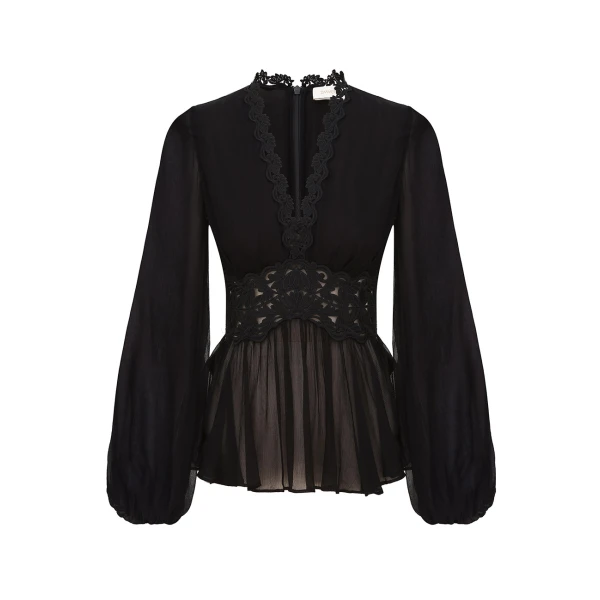 Elevate your elegance in this Zimmermann Tops available now at Luxury Shoes 