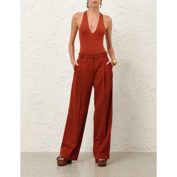 Elevate your elegance in this Zimmermann Bodysuit available now at Luxury Shoes 