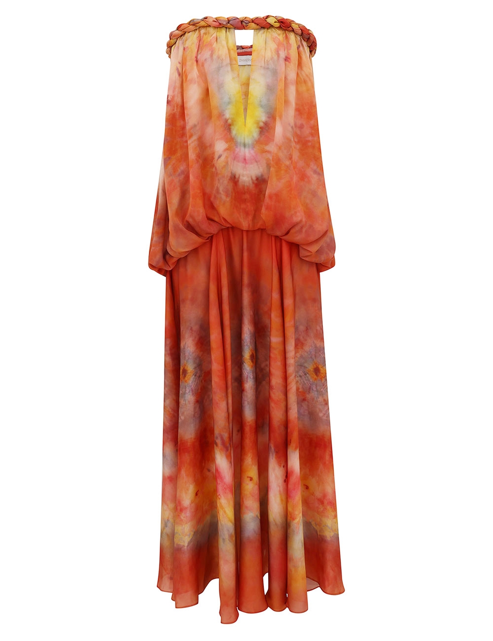 Zimmermann Luna Twist Bandeau Gown