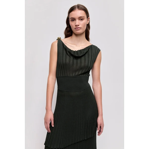 Carmine Knit Midi Dress