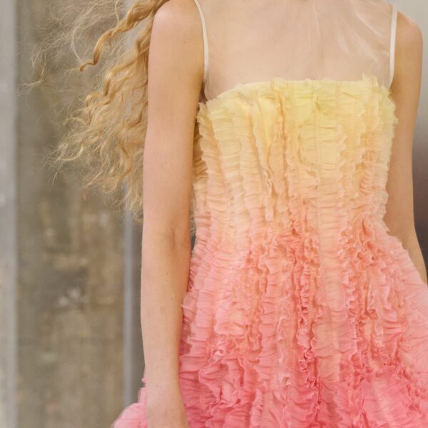 Aje Delphie Frill Midi Dress, view 6