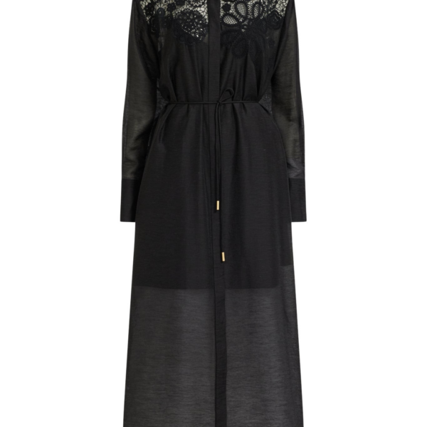 Aje Gia Embroidered Maxi Dress