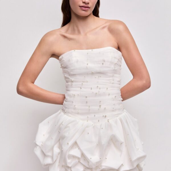 Aje Juniper Bubble Mini Dress, view 3