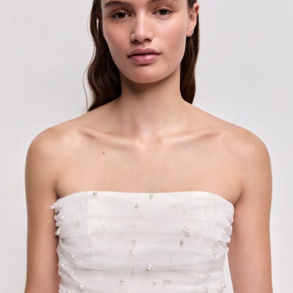 Aje Juniper Bubble Mini Dress, view 4