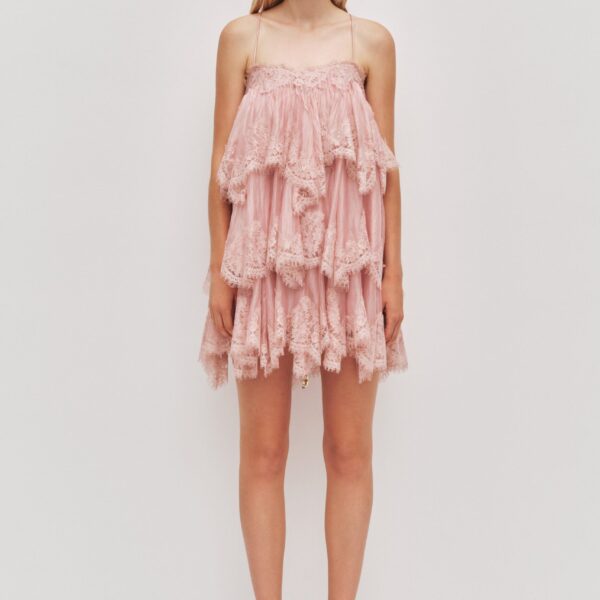 Aje Ophelia Lace Mini Dress, view 2