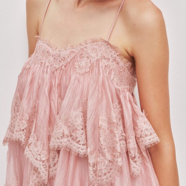 Aje Ophelia Lace Mini Dress, view 4