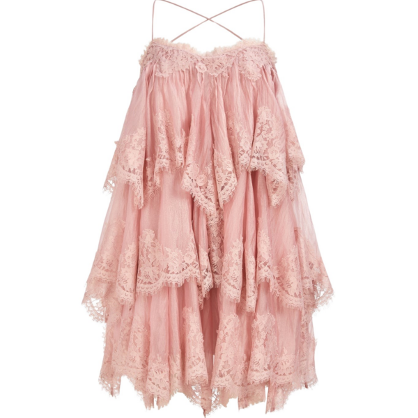Aje Ophelia Lace Mini Dress