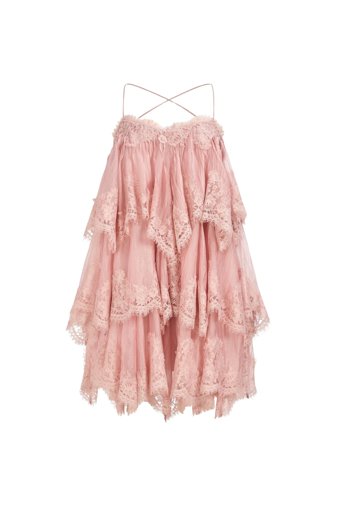Aje Ophelia Lace Mini Dress